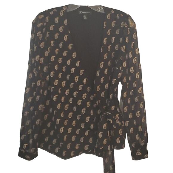 INC Wrap Blouse - Picture 1 of 10
